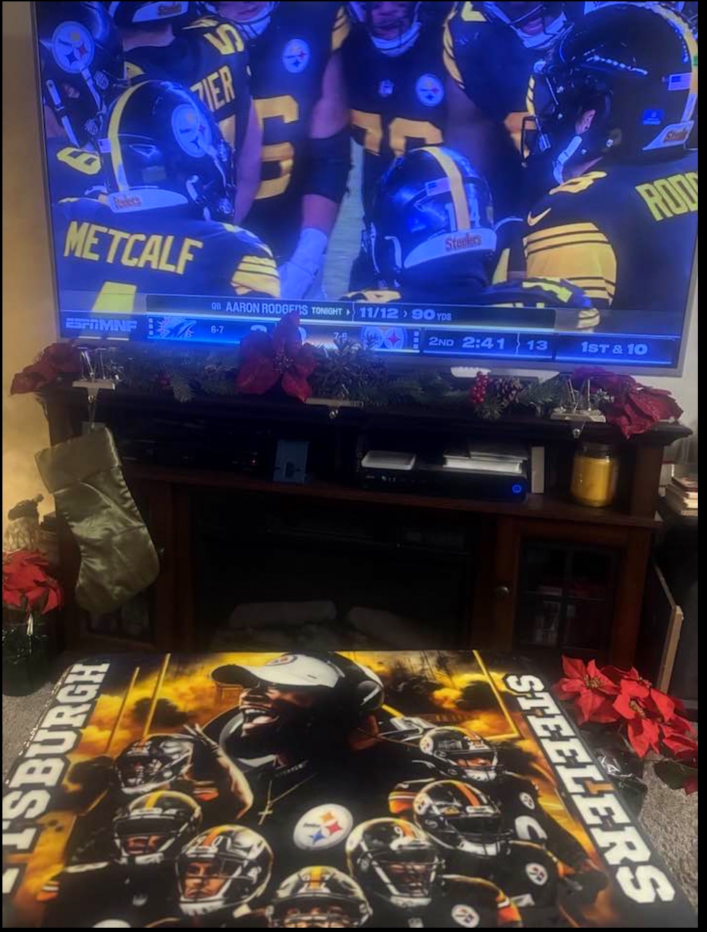 Custom NY Giants table tray